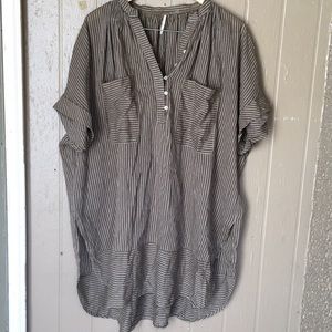 Free People oversized shirt